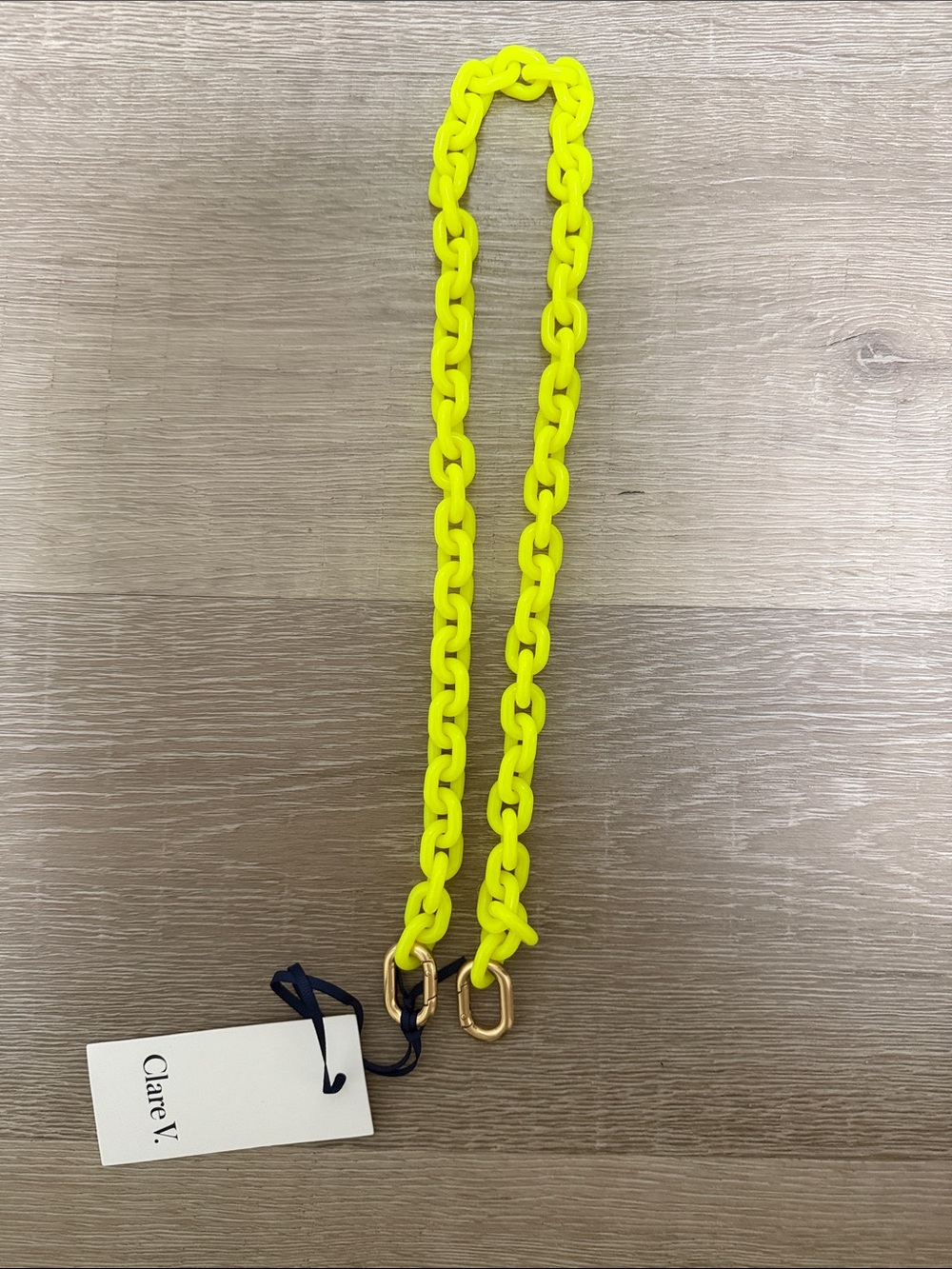 Clare V Neon Mini Resin Strap